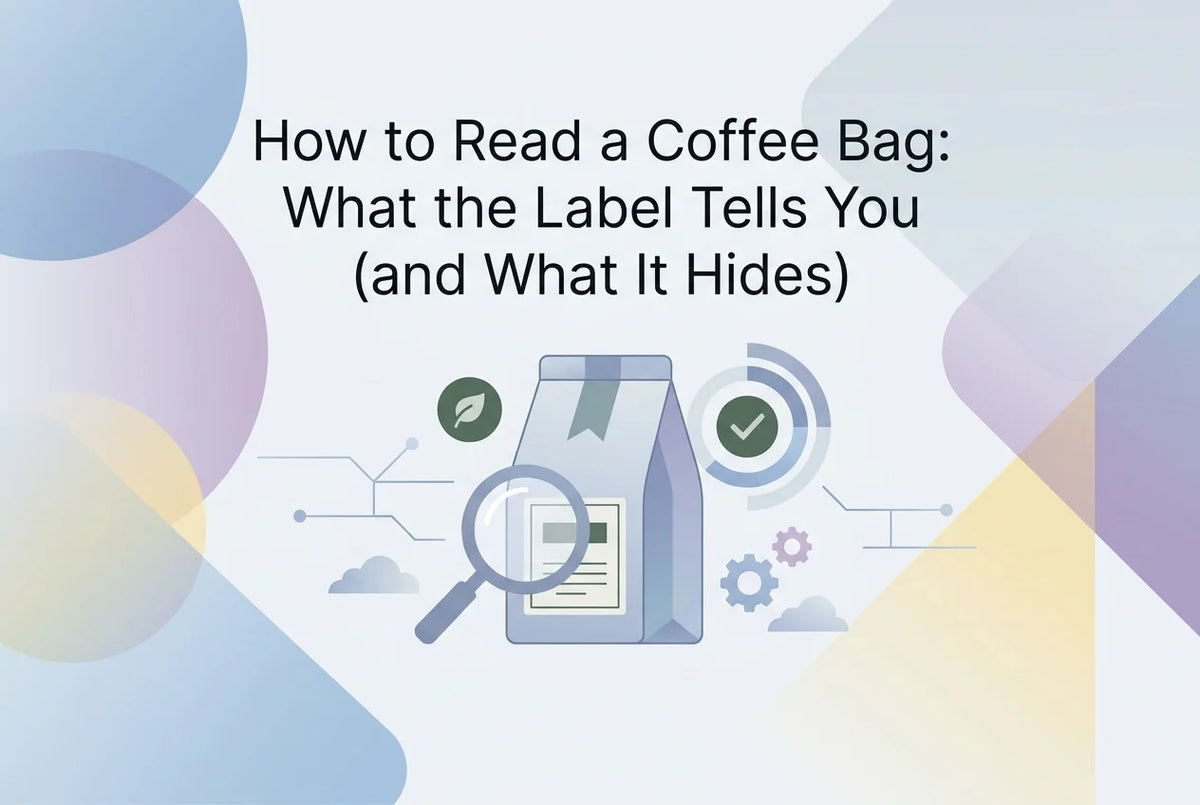 Professional header image for step-by-step guide: How to Read a Coffee Bag: What the Label Tells You (and W...