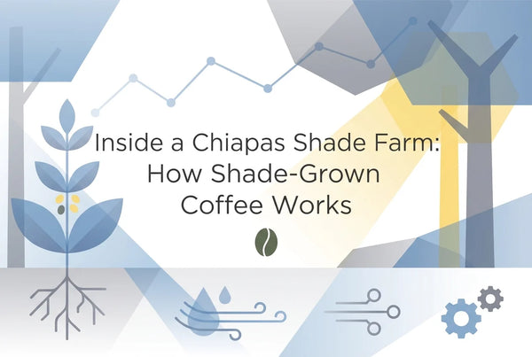 Professional header image for educational tutorial: Inside a Chiapas Shade Farm: How Shade-Grown Coffee Works